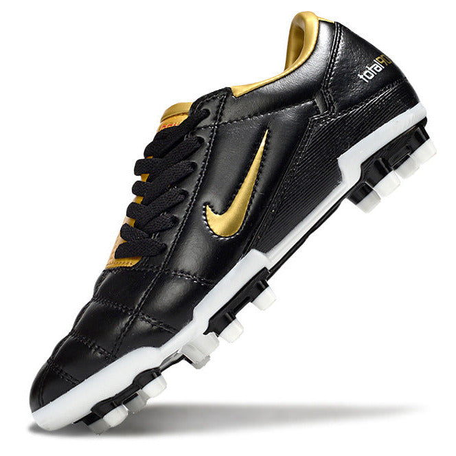 T90 Series Firm Ground FG Soccer Boots - Black/Gold/White