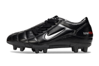 T90 Series Firm Ground FG Soccer Boots - Black/Metallic Silver