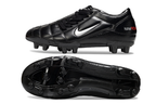 T90 Series Firm Ground FG Soccer Boots - Black/Metallic Silver