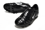 T90 Series Firm Ground FG Soccer Boots - Black/Metallic Silver