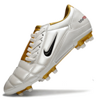 T90 Series Firm Ground FG Soccer Boots - Iconic White/Metallic Gold/Black