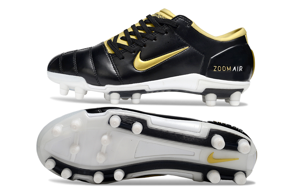 T90 Series Firm Ground FG Soccer Boots - Metallic Gold/Black/White