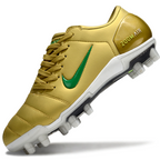 T90 Series Firm Ground FG Soccer Boots - Metallic Gold/Green/White
