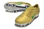 T90 Series Firm Ground FG Soccer Boots - Metallic Gold/Green/White