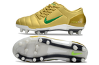 T90 Series Firm Ground FG Soccer Boots - Metallic Gold/Green/White