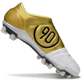 T90 Series Firm Ground FG Soccer Boots - Metallic Gold/White/Black