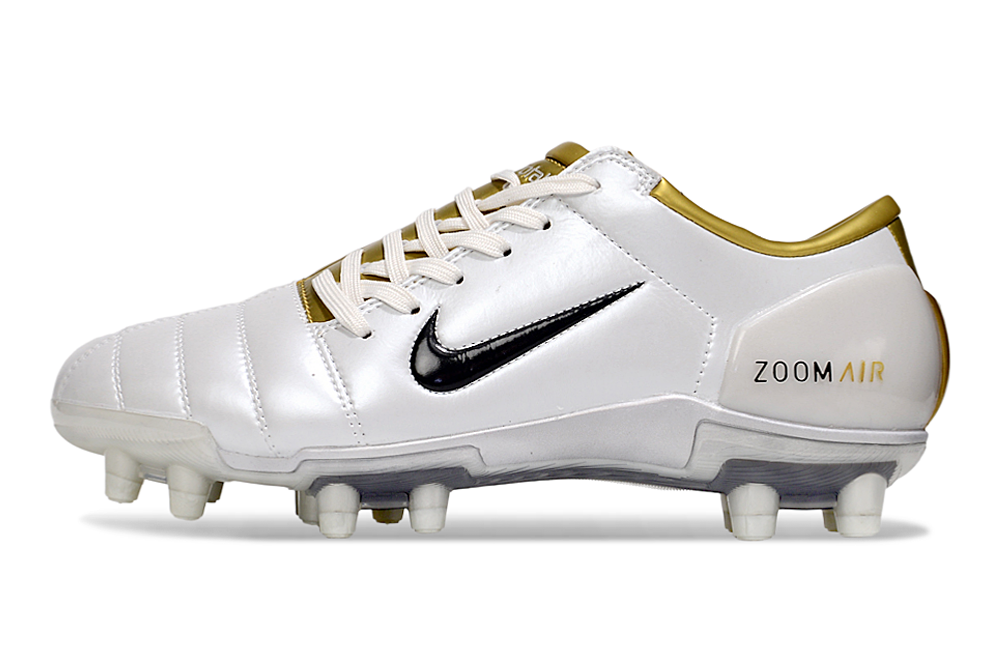 T90 Series Firm Ground FG Soccer Boots - Metallic Gold/White/Black