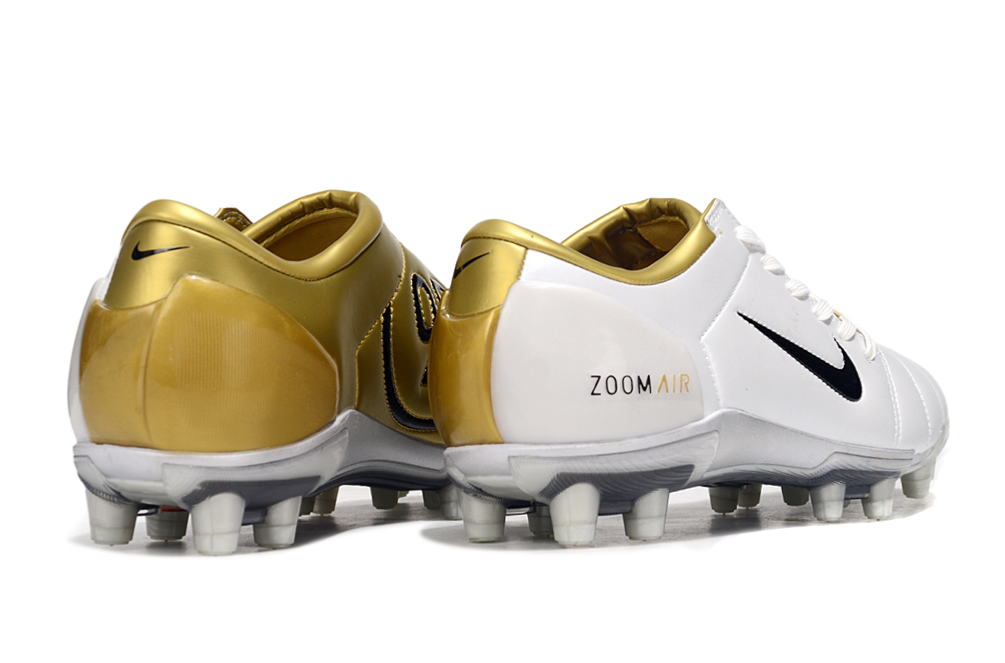 T90 Series Firm Ground FG Soccer Boots - Metallic Gold/White/Black