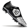 T90 Series Firm Ground FG Soccer Boots - Metallic Silver/Black/Gray