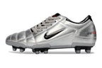 T90 Series Firm Ground FG Soccer Boots - Metallic Silver/Black/Gray