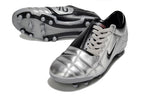 T90 Series Firm Ground FG Soccer Boots - Metallic Silver/Black/Gray