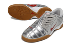 T90 Series Firm Ground FG Soccer Boots - Metallic Silver/Black/Red