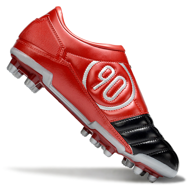 T90 Series Firm Ground FG Soccer Boots - Orange/Black/White