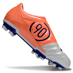 T90 Series Firm Ground FG Soccer Boots - Orange/Gray/Navy