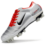 T90 Series Firm Ground FG Soccer Boots - Orange/Metallic Silver/Black