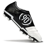 T90 Series Firm Ground FG Soccer Boots - White/Black