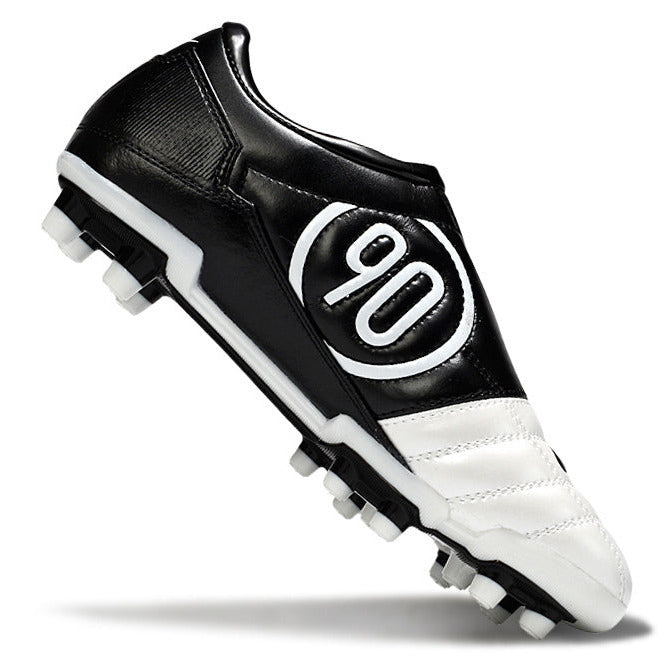 T90 Series Firm Ground FG Soccer Boots - White/Black
