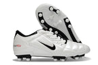T90 Series Firm Ground FG Soccer Boots - White/Black