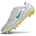 T90 Series Firm Ground FG Soccer Boots - White/Yellow/Green