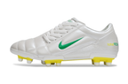 T90 Series Firm Ground FG Soccer Boots - White/Yellow/Green
