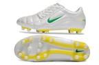T90 Series Firm Ground FG Soccer Boots - White/Yellow/Green