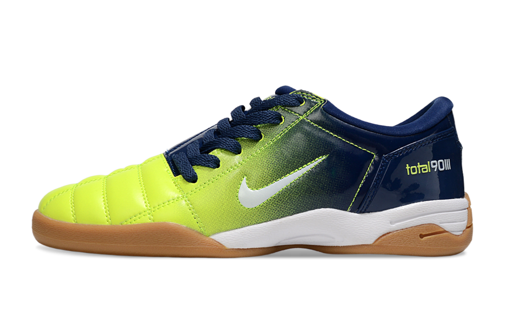 T90 Series IC Indoor Multi Ground MD Sole Soccer Shoes - Atomic Green/Blue Void/White