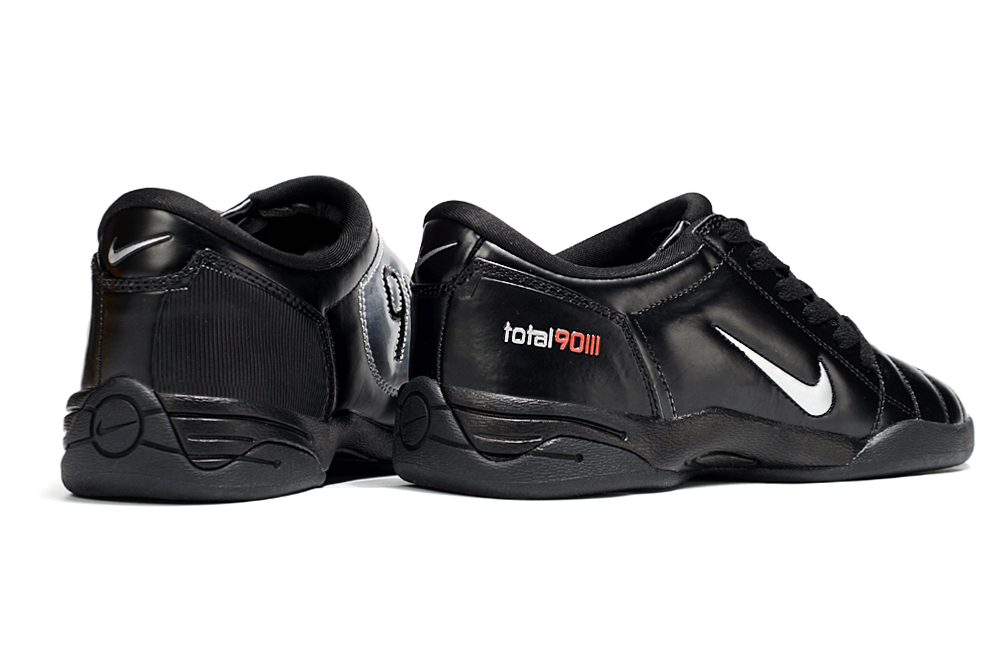 T90 Series IC Indoor Multi Ground MD Sole Soccer Shoes - Black/Metallic Silver