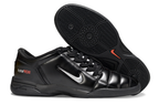 T90 Series IC Indoor Multi Ground MD Sole Soccer Shoes - Black/Metallic Silver/Black