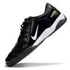 T90 Series IC Indoor Multi Ground MD Sole Soccer Shoes - Black/Metallic Silver/White