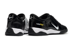 T90 Series IC Indoor Multi Ground MD Sole Soccer Shoes - Black/Metallic Silver/White