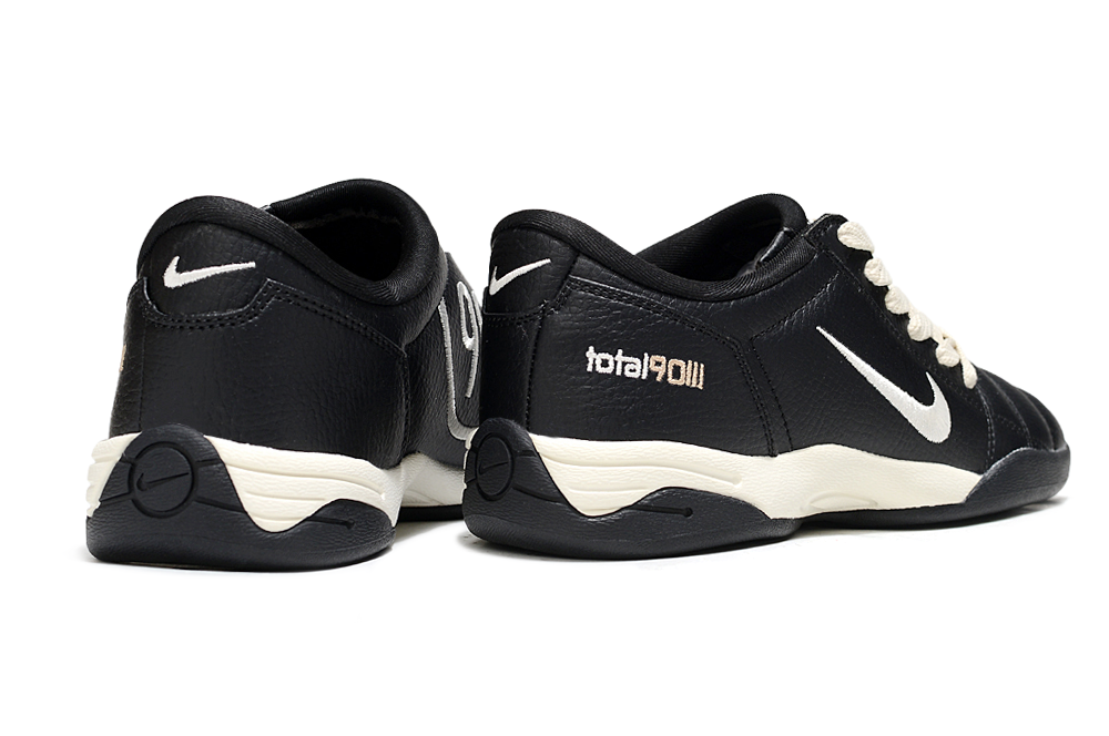 T90 Series IC Indoor Multi Ground MD Sole Soccer Shoes - Black/Pale Ivory