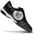 T90 Series IC Indoor Multi Ground MD Sole Soccer Shoes - Black/White/Metallic Silver