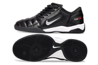 T90 Series IC Indoor Multi Ground MD Sole Soccer Shoes - Black/White/Metallic Silver