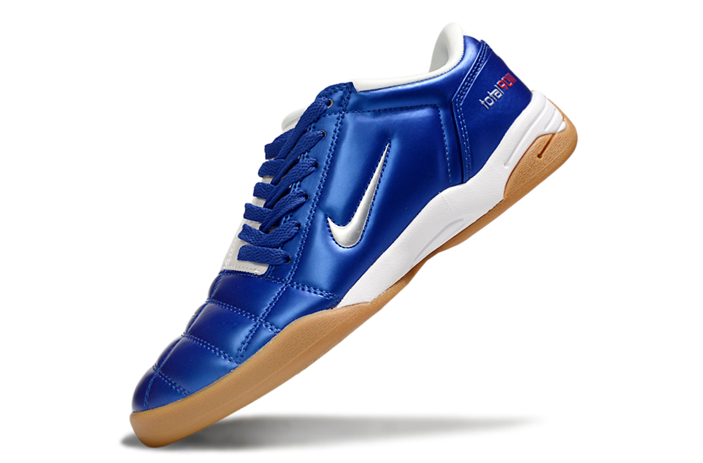 T90 Series IC Indoor Multi Ground MD Sole Soccer Shoes - Blue Void/Lt Smoke Grey/Brown