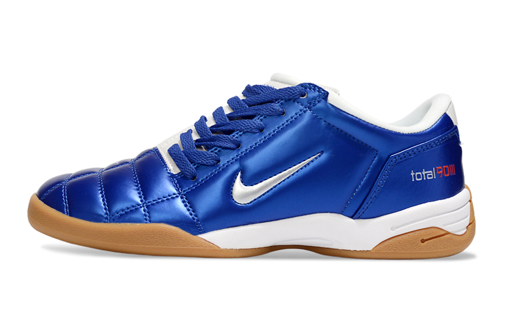 T90 Series IC Indoor Multi Ground MD Sole Soccer Shoes - Blue Void/Lt Smoke Grey/Brown