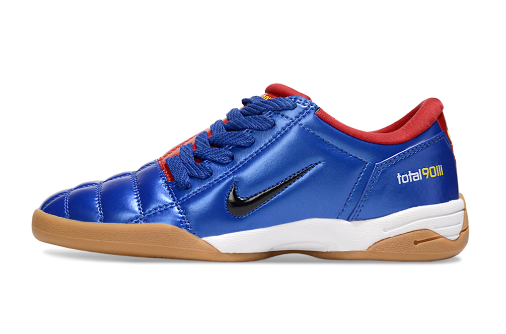 T90 Series IC Indoor Multi Ground MD Sole Soccer Shoes - Blue Void/Red/Gold/White