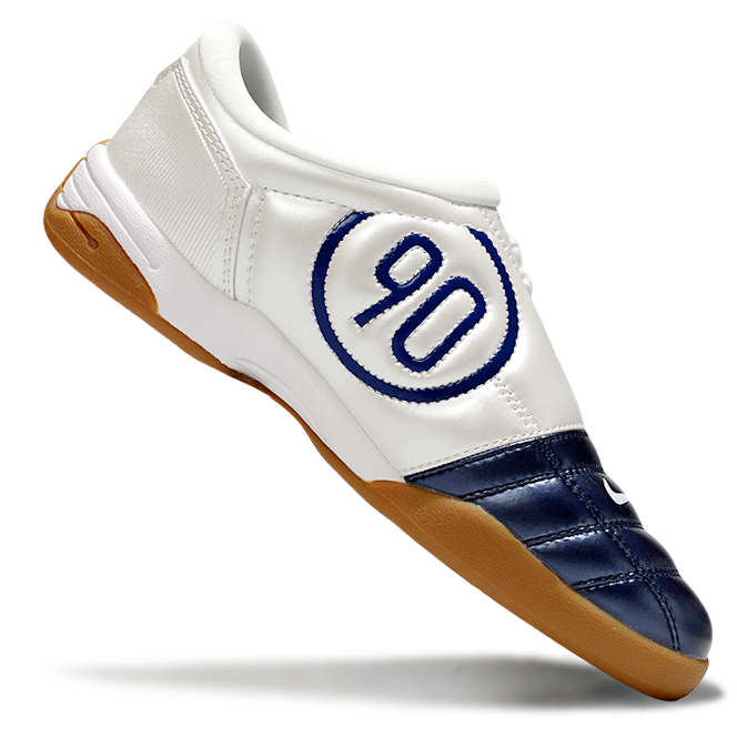 T90 Series IC Indoor Multi Ground MD Sole Soccer Shoes - Blue Void/White/Brown