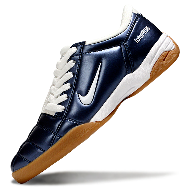 T90 Series IC Indoor Multi Ground MD Sole Soccer Shoes - Blue Void/White/Brown
