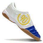 T90 Series IC Indoor Multi Ground MD Sole Soccer Shoes - Blue Void/White/Gold/Brown