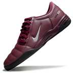 T90 Series IC Indoor Multi Ground MD Sole Soccer Shoes - Bordeaux/Metallic Silver