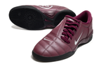 T90 Series IC Indoor Multi Ground MD Sole Soccer Shoes - Bordeaux/Metallic Silver
