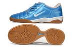 T90 Series IC Indoor Multi Ground MD Sole Soccer Shoes - Glossy Light Blue/White/Vast Grey/Gum Light Brown