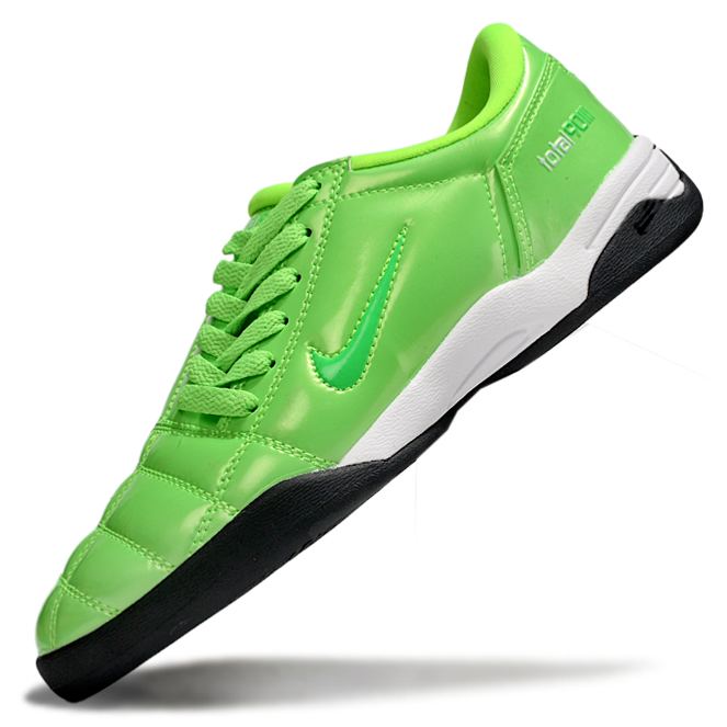 T90 Series IC Indoor Multi Ground MD Sole Soccer Shoes - Green/White/Black