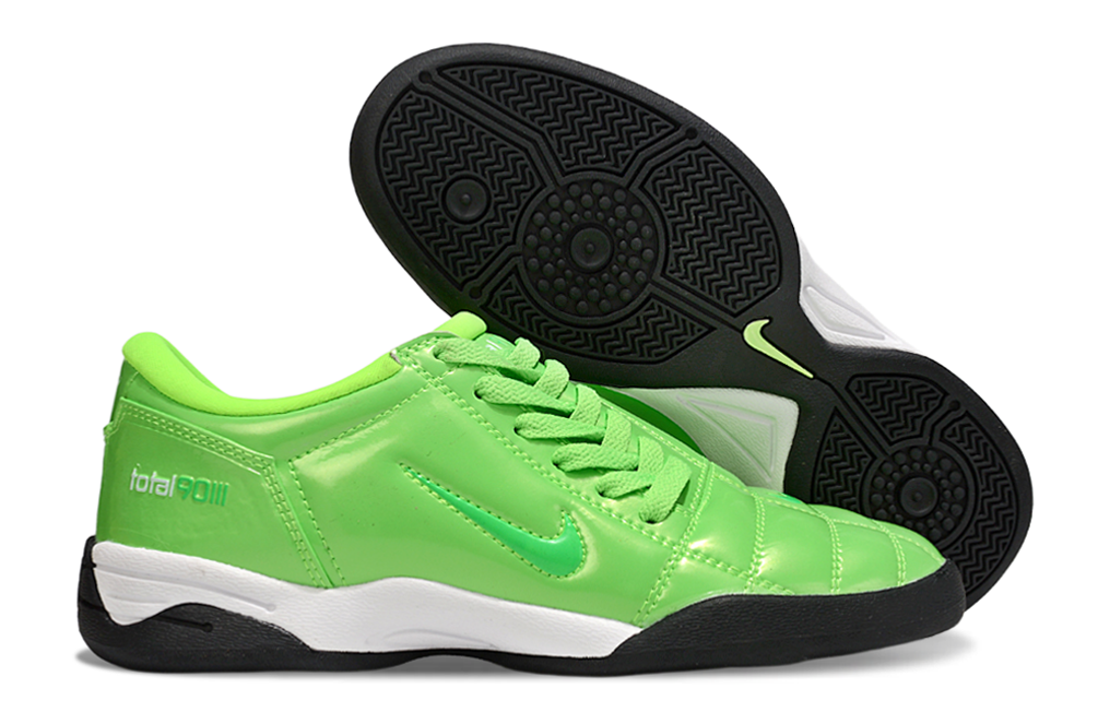 T90 Series IC Indoor Multi Ground MD Sole Soccer Shoes - Green/White/Black