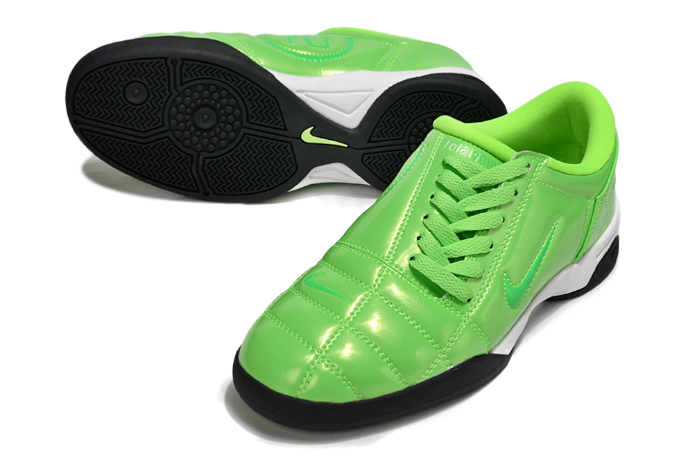 T90 Series IC Indoor Multi Ground MD Sole Soccer Shoes - Green/White/Black