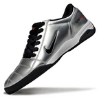 T90 Series IC Indoor Multi Ground MD Sole Soccer Shoes - Metallic Silver/Black/White