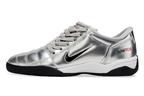 T90 Series IC Indoor Multi Ground MD Sole Soccer Shoes - Metallic Silver/White/Black