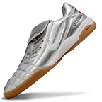 T90 Series IC Indoor Multi Ground MD Sole Soccer Shoes - Metallic Silver/White/Brown