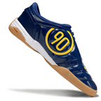 T90 Series IC Indoor Multi Ground MD Sole Soccer Shoes - Midnight Navy/Gold/White/Brown