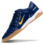 T90 Series IC Indoor Multi Ground MD Sole Soccer Shoes - Midnight Navy/Gold/White/Brown